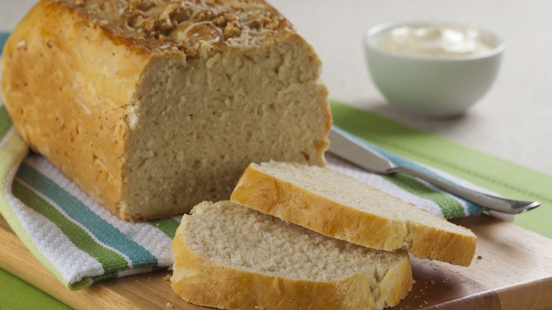 Pão prático de laho e queijo