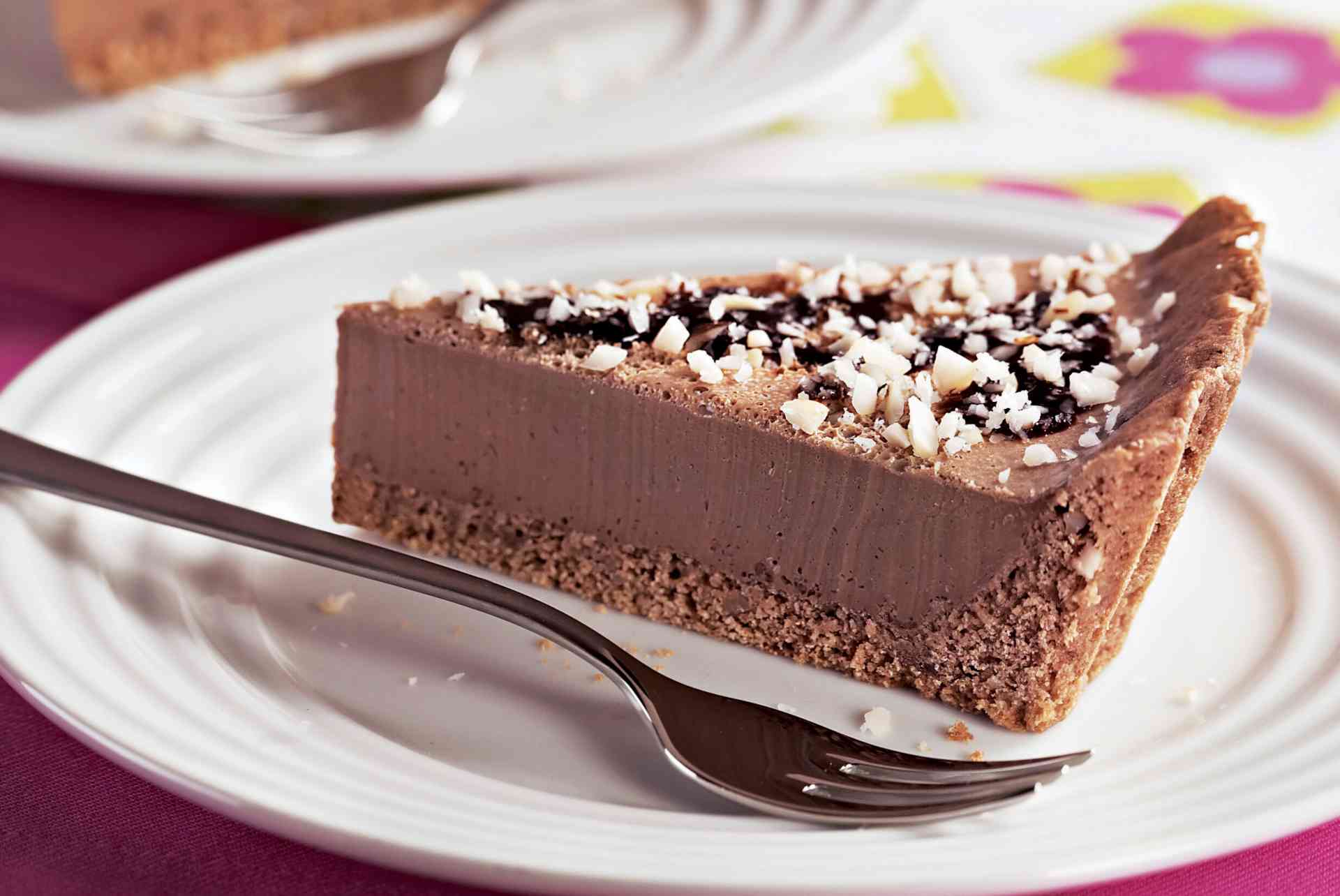 Foto de Torta de chocolate com castanha-do-pará