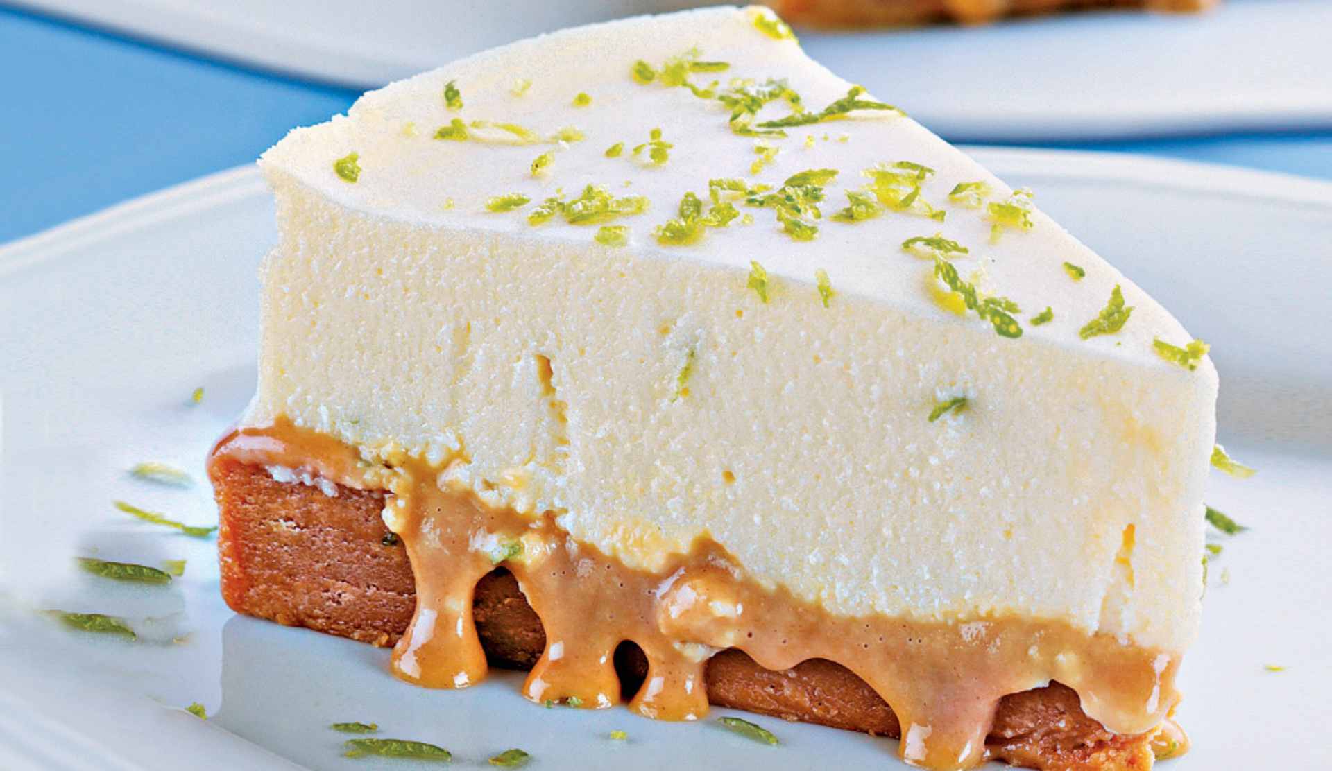 Foto de Torta de queijo com doce de leite
