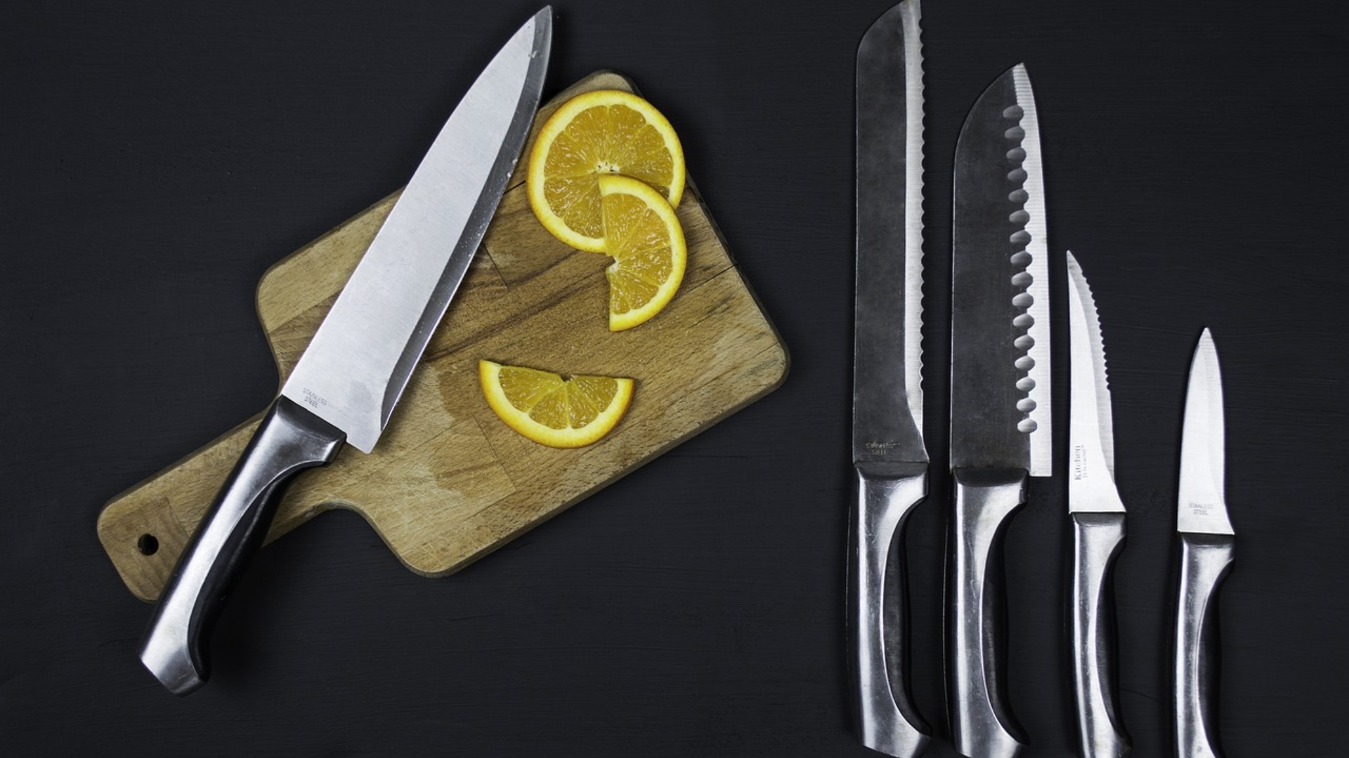 Cada uma das facas serve para uma coisa diferente / Foto: Pexels/Pixabay