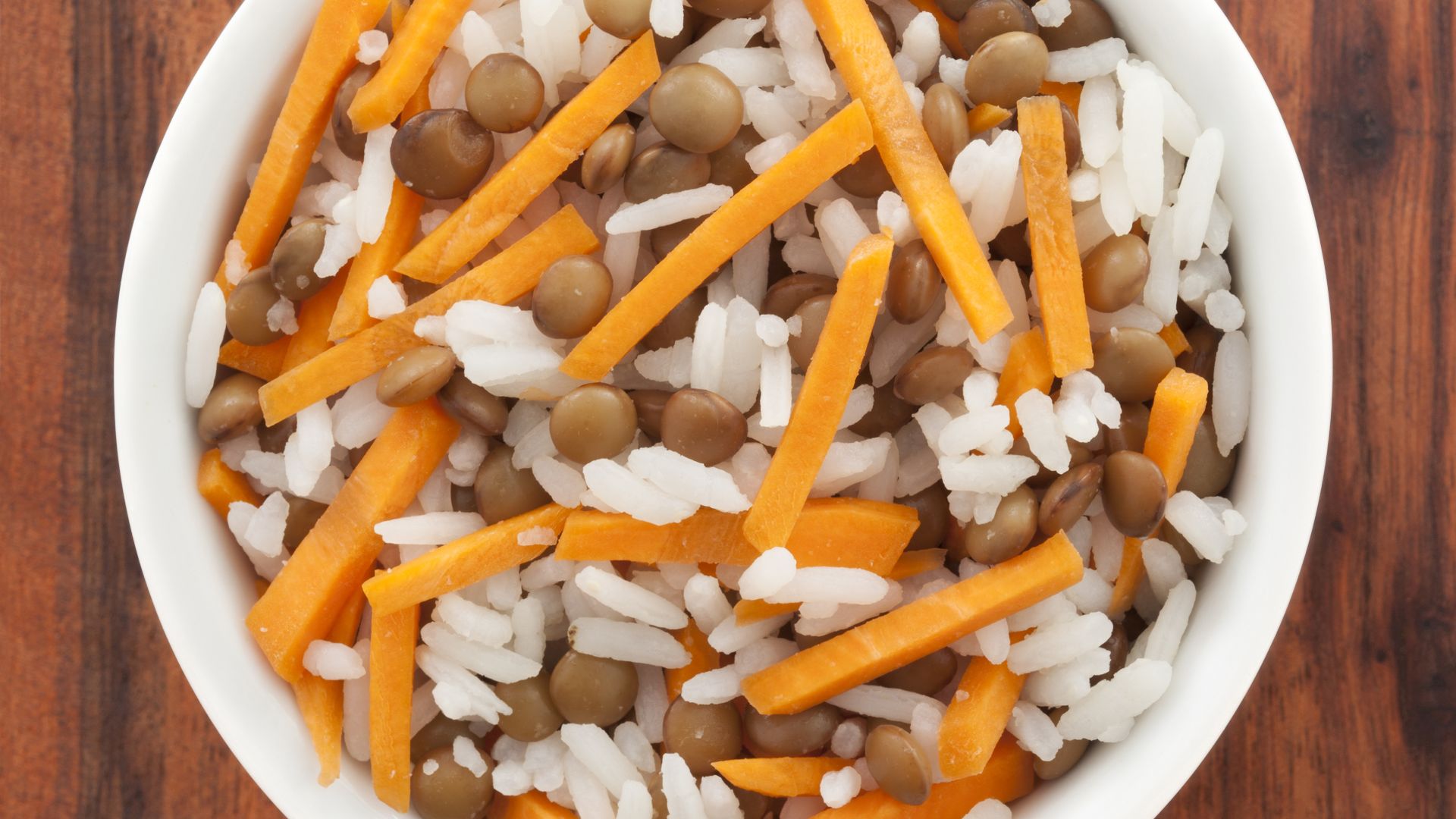 Arroz com cenoura