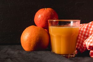 Suco de cenoura com laranja